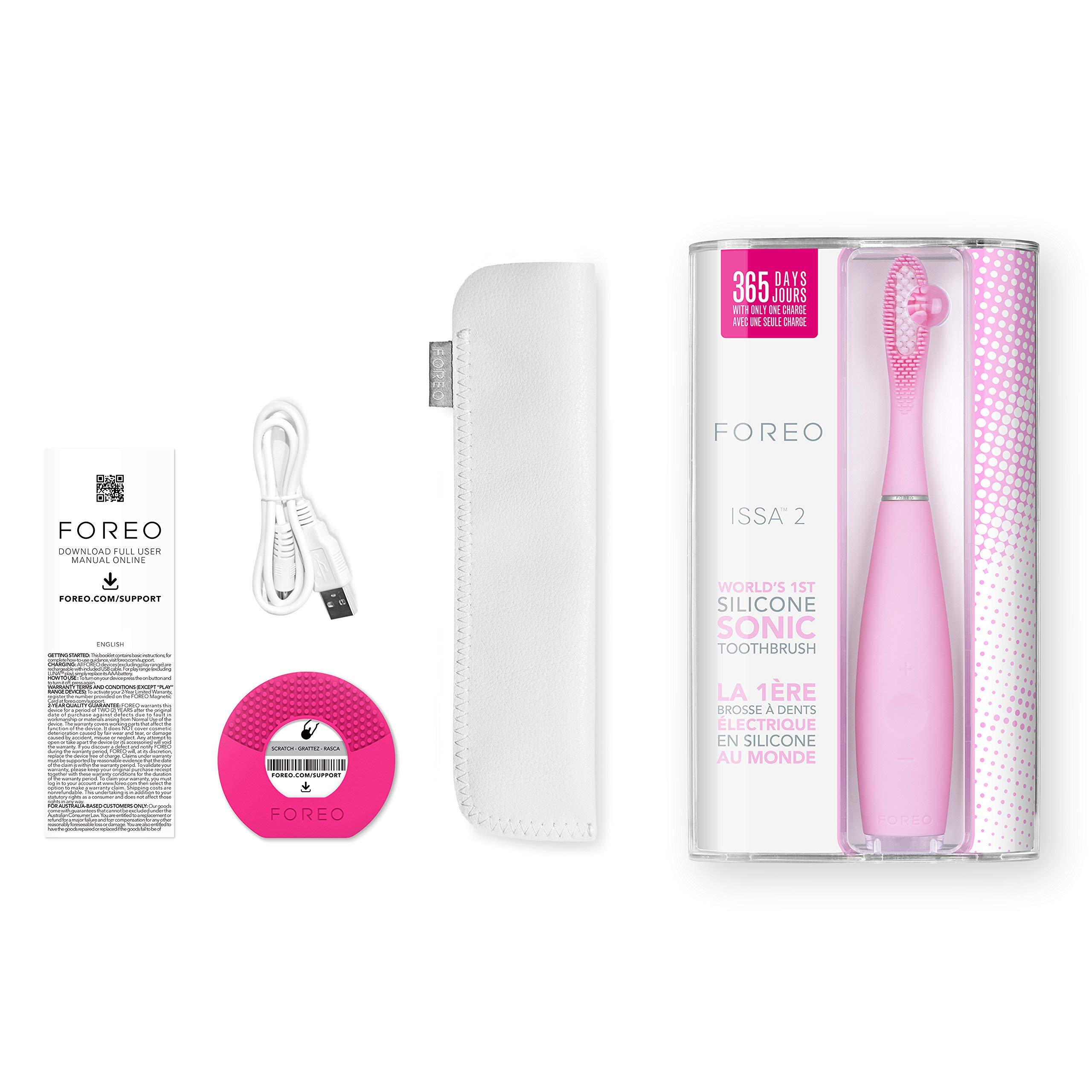 FOREO ISSA mini 2 シリコン製電動歯ブラシ Amazon.co.jp: FOREO ISSA 2 パールピンク 電動歯ブラシ シリコーン製